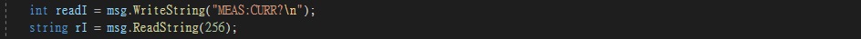 讀取電流值程式碼